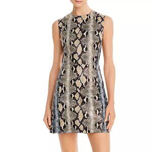 French Connection - Adila Snakeskin-Print Mini Dress